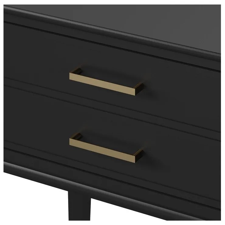 Czarna szafka nocna Westerleigh – CosmoLiving by Cosmopolitan