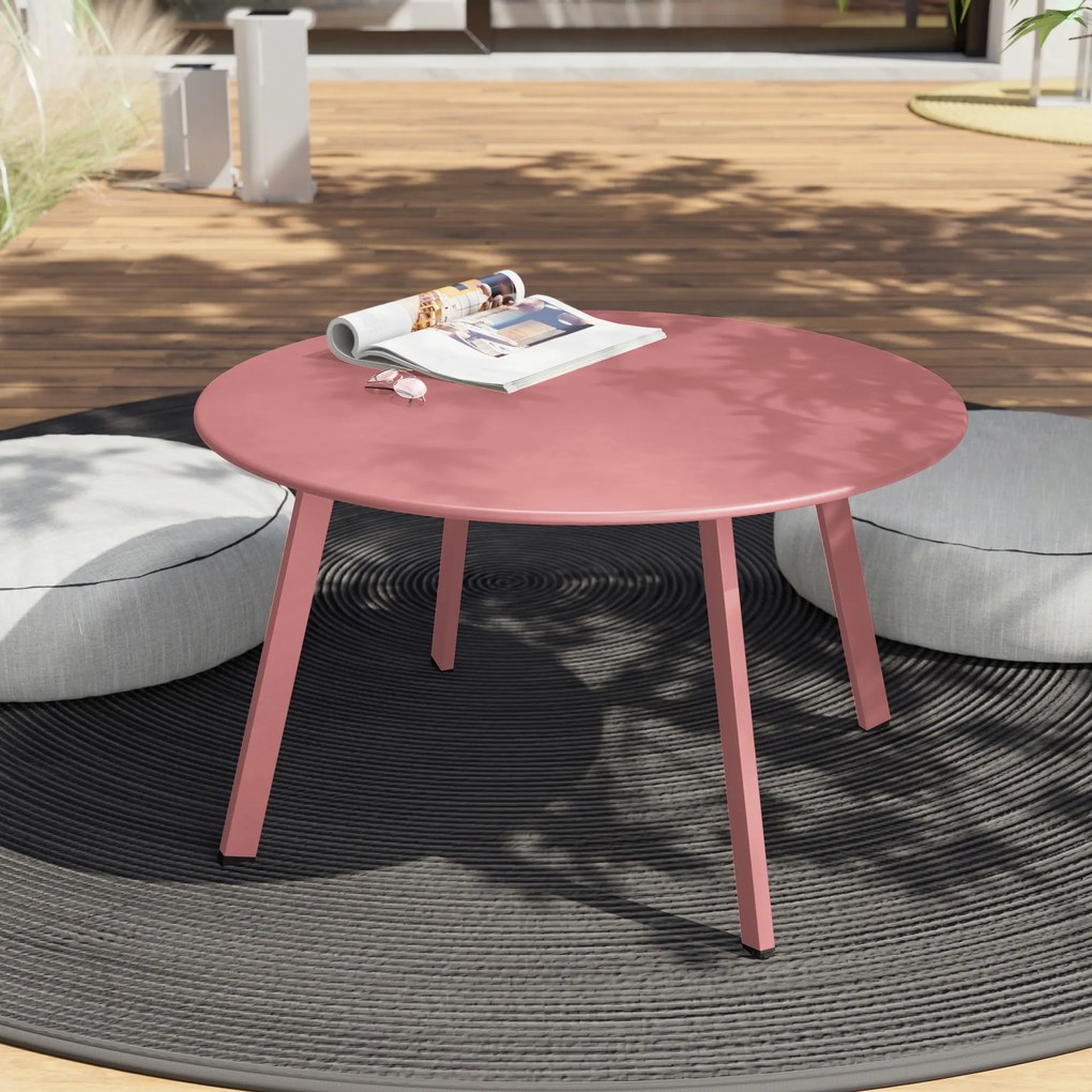 Stolik ogrodowy Olivier 70 cm róż PATIO