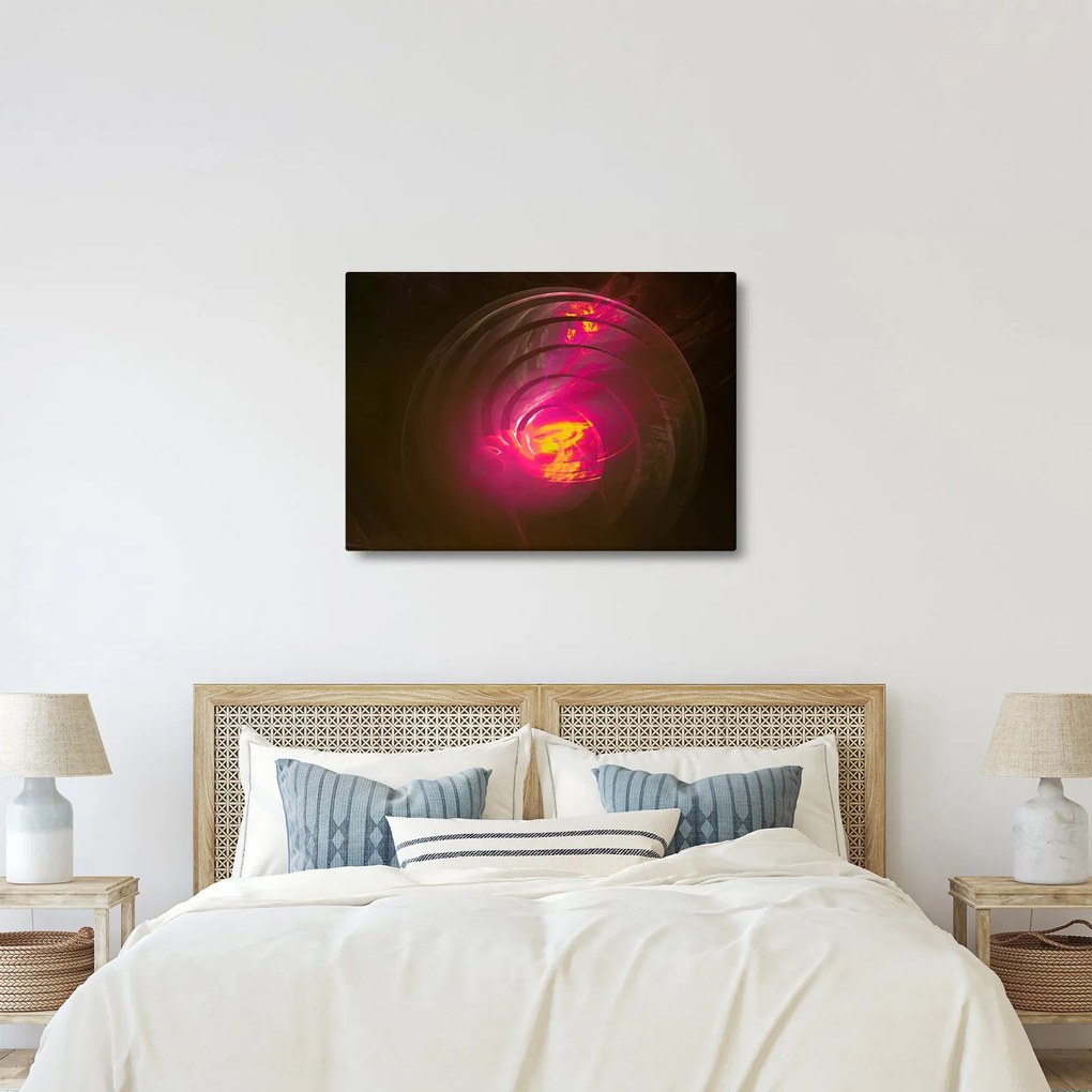 Obraz - abstrakcja spiralna (70x50 cm)