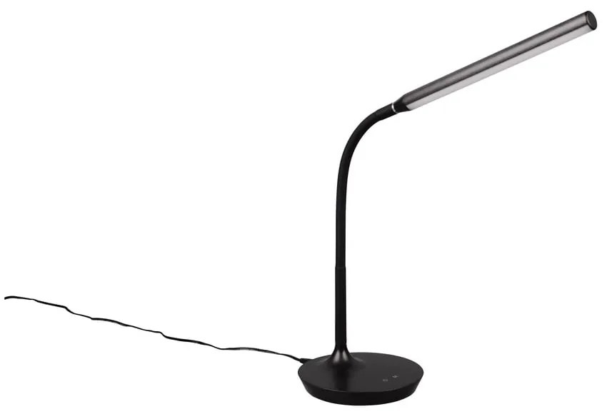 Czarna lampa stołowa LED (wys. 38 cm) Toro – Trio