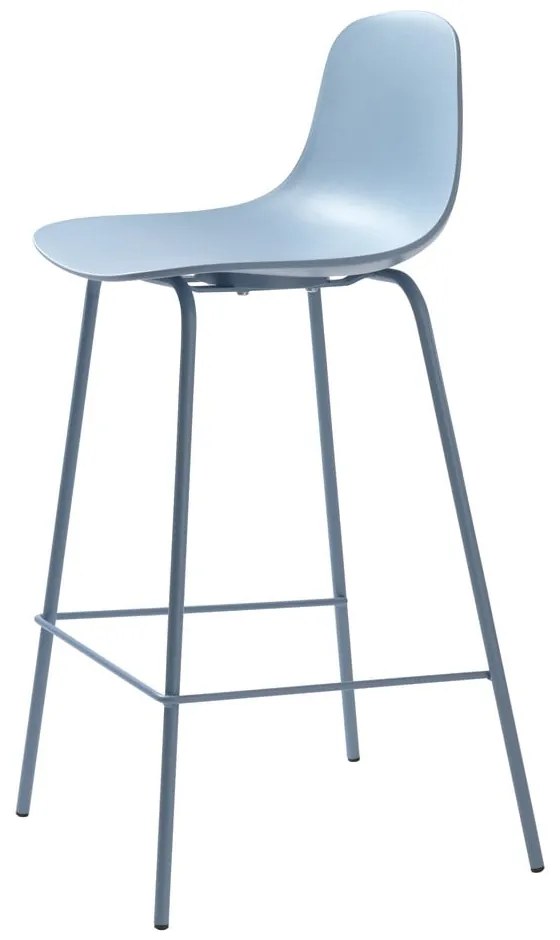 Jasnoniebieski plastikowy hoker 92,5 cm Whitby – Unique Furniture