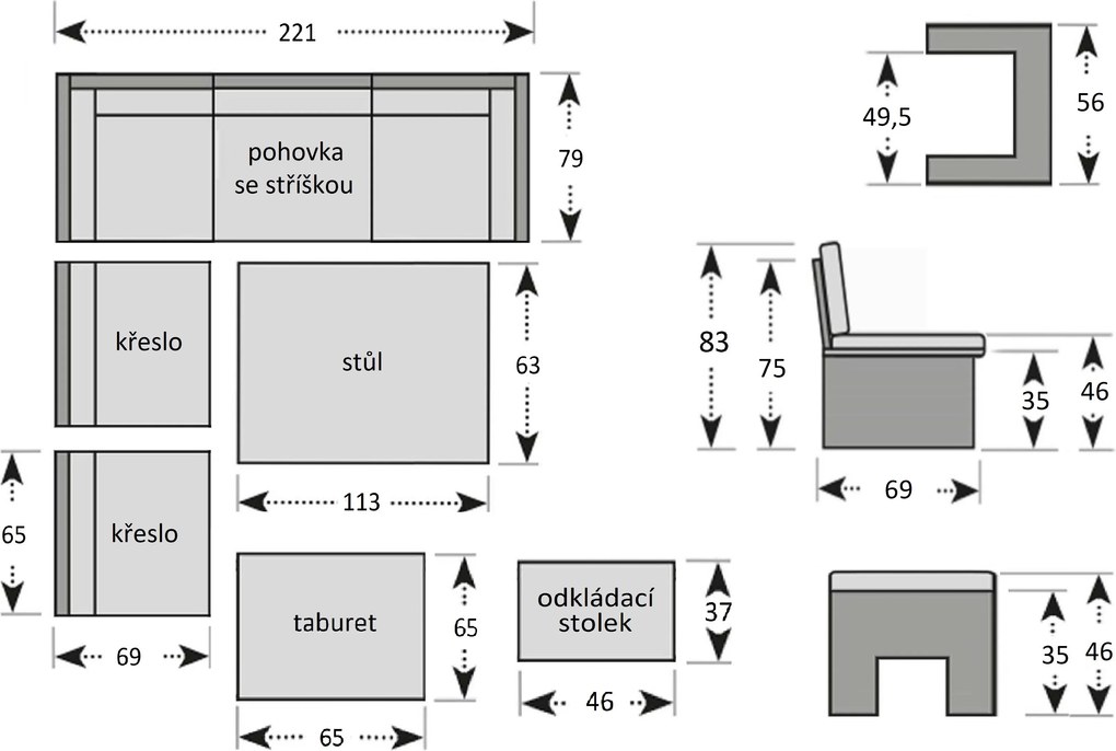 Doppler RELAX SMART ogrodowy zestaw wypoczynkowy