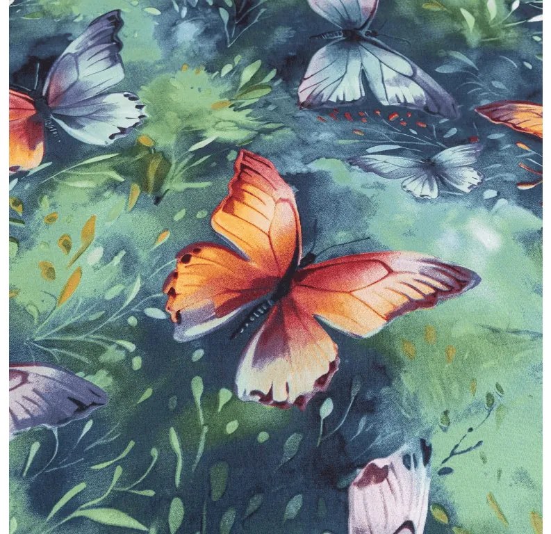 PrzytulneMieszkanie.pl PrzytulneMieszkanie.pl Pościel z mikrowłókna COLORFUL BUTTERFLY, kolorowa Rozmiar pościeli: 2 szt 70 x 90 cm | 200 x 220 cm