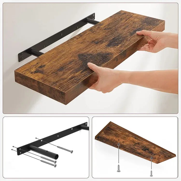 Industrialna Półka Samowisząca Do Salonu S8-B90