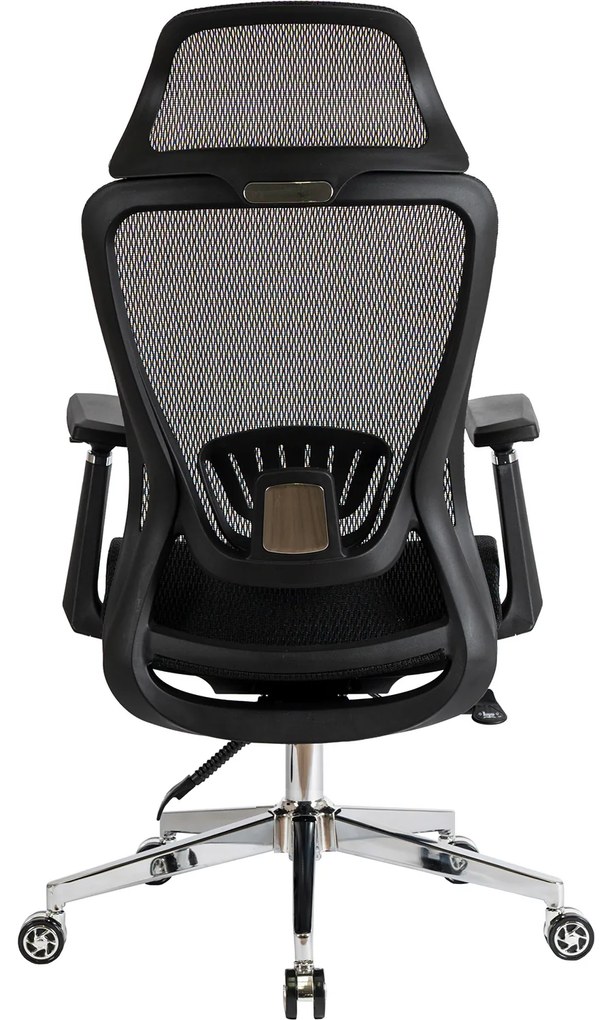Fotel Biurowy Ergonomiczny Obrotowy LITOS Czarny Nowoczesny
