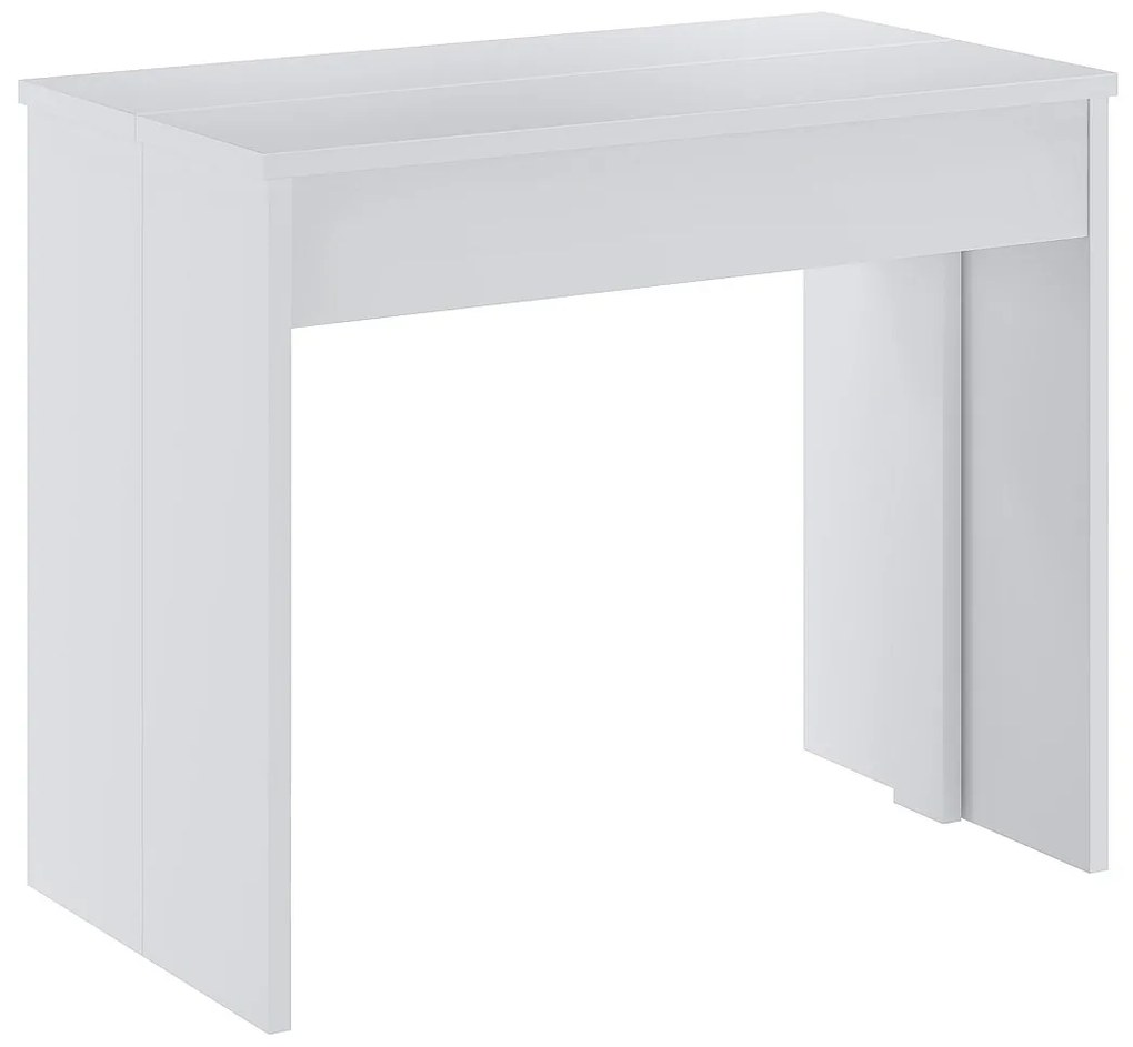 Stół konsola rozkładany dla 12 osób - 6 przystawek - Biały - ONEGA