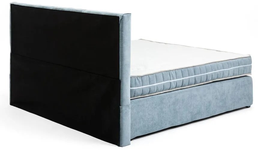 Niebieskie łóżko kontynentalne 180x200 cm Olia Bold Line – Bonami Selection