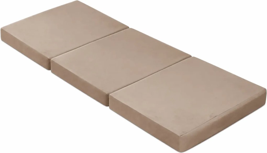 Materac 180/60 + Torba składany turystyczny tkanina Welur : Kolor tkaniny - VELVET - MG06, Rozmiar - 180/60/15, Typ tkaniny - Velvet