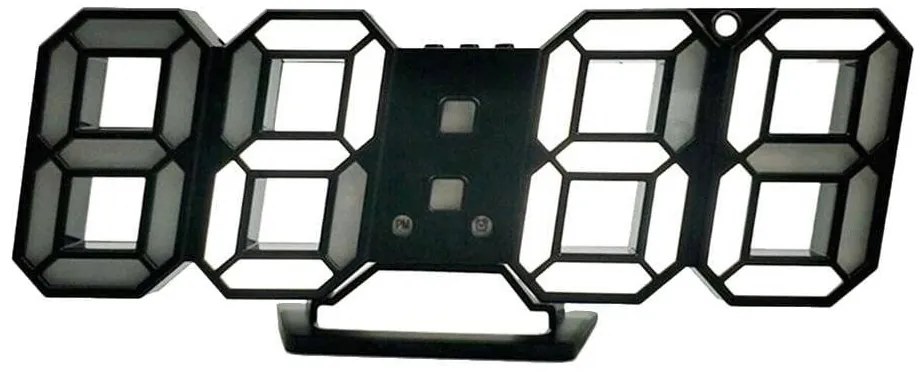 Zegar budzik elektroniczny termometr z alarmem LED