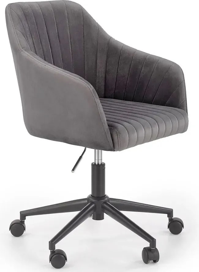 Nowoczesny szary fotel obrotowy N3-D88