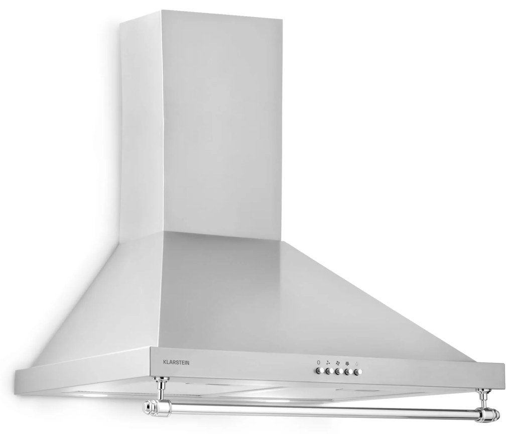 Klarstein Monthblanc 599.2m³/h 60cm Okap Retro Srebrny