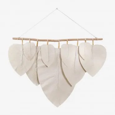 Tapeta Ścienna Z Bawełny Hangaroa Biała - Sklum