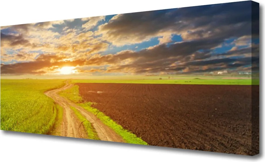 Obraz canvas Horyzont nad Złotym Polem