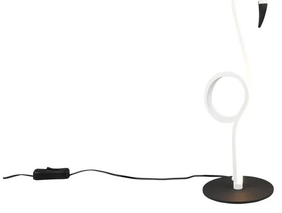 Biała lampa stołowa LED (wysokość 35 cm) Ingo – Reality