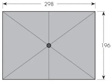 ALU WOOD 3 x 2 m - automatyczny parasol uchylny z ochroną ULTRA UV : Substancja Desen - 846
