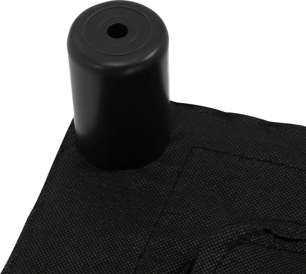 HOMCOM Podnóżek Pufa Uszak Biały 40x30x24cm Elegancki Stołek do Siedzenia Komfortowy i Stylowy | Aosom PL