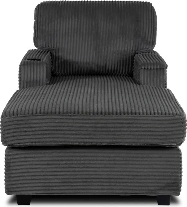 Fotel Wypoczynkowy Sofa NEO Szary Sztruksowy Nowoczesny