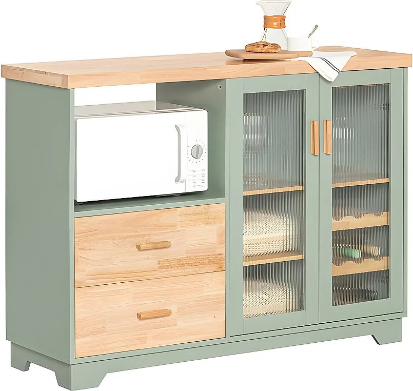 Szafka kuchenna ze szklanymi drzwiami FSB81-GR