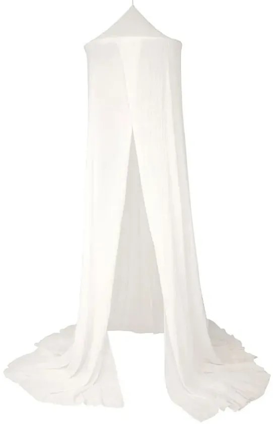 Biały baldachim do pokoju dziecięcego K9-T63