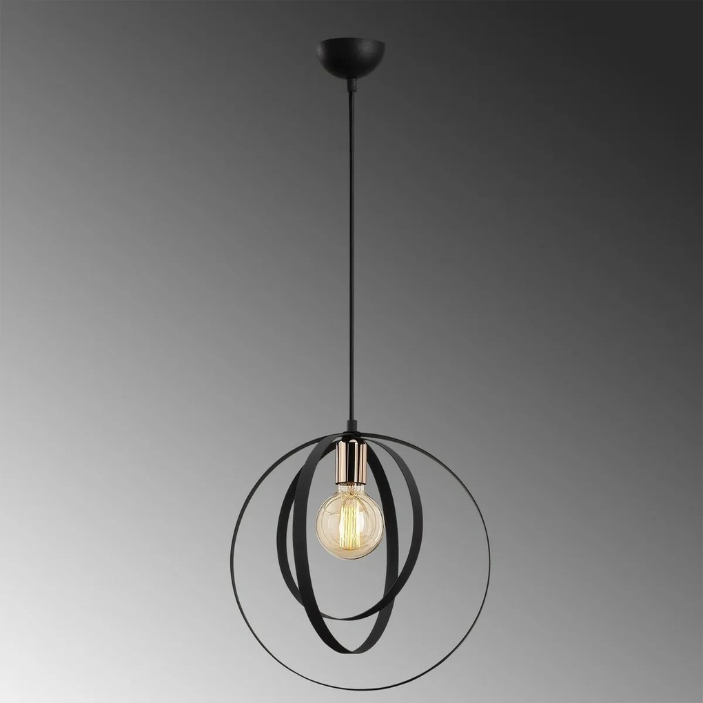 Lampa wisząca Vaveyla - 446-S, czarna