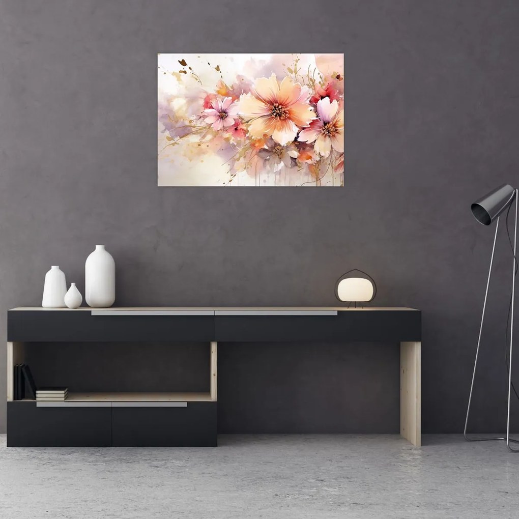 Obraz - Kwiaty (70x50 cm)