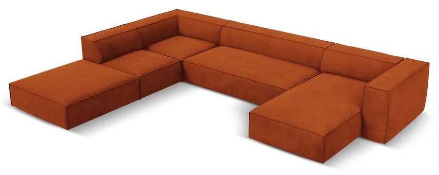 Pomarańczowy narożnik (lewostronny) Madame – Windsor &amp; Co Sofas