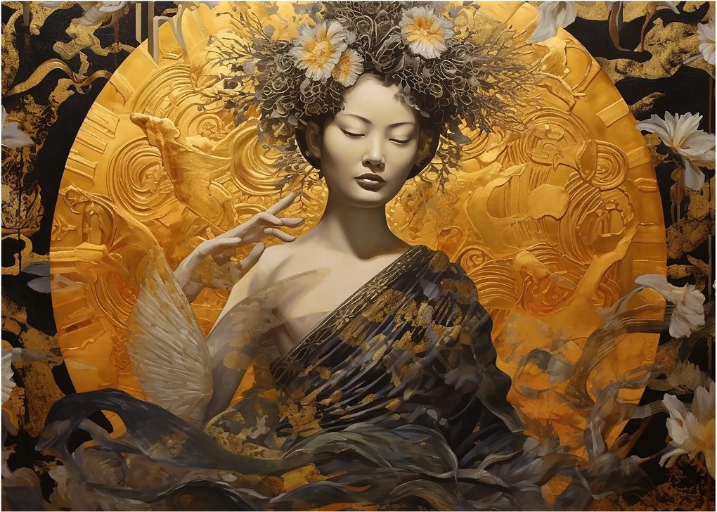 Obraz - Japonka (70x50 cm)