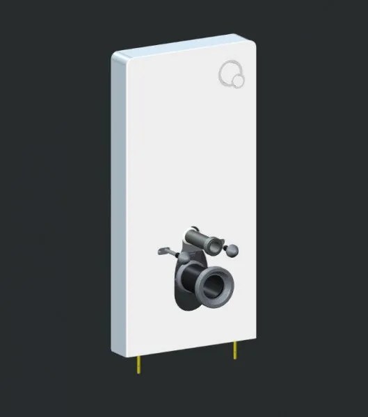 Moduł sanitarny 805 do toalety wiszącej – biały