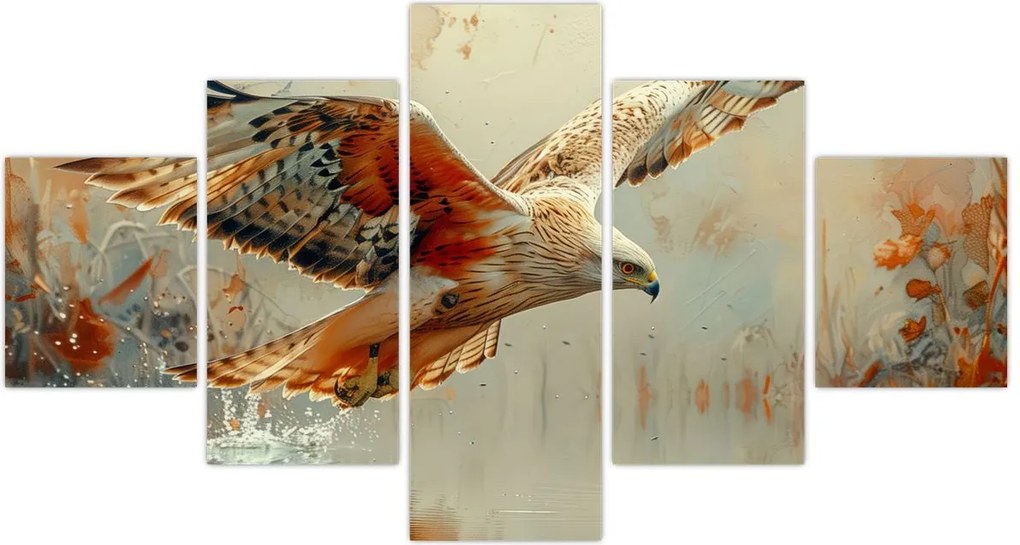 Obraz - Ptak drapieżny (125x70 cm)