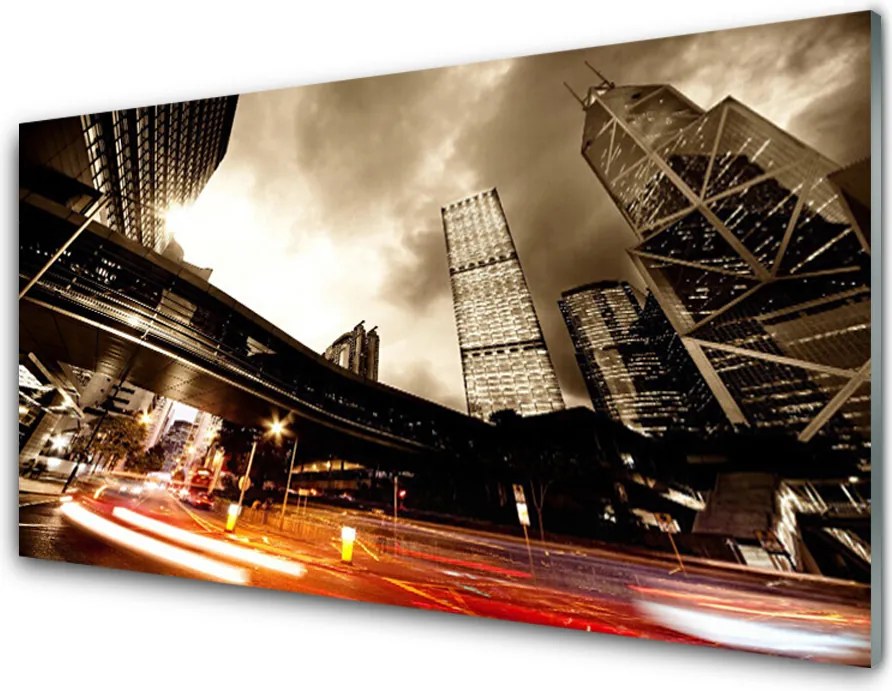 Panel Szklany Rytm Zabytkowego Miasta