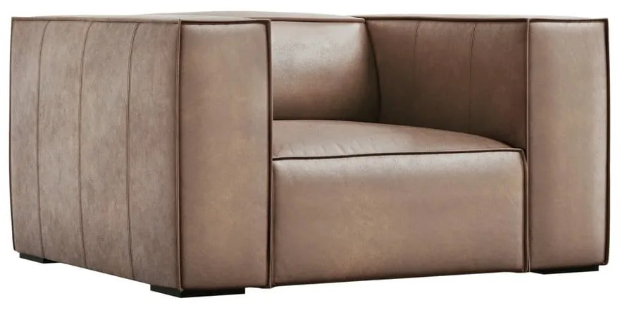 Jasnobrązowy skórzany fotel Madame – Windsor &amp; Co Sofas