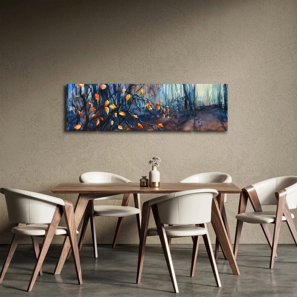 Obraz - Promienie jesiennego słońca (170x50 cm)