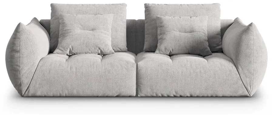 Jasnoszara sofa 232 cm Bloom – Micadoni Home