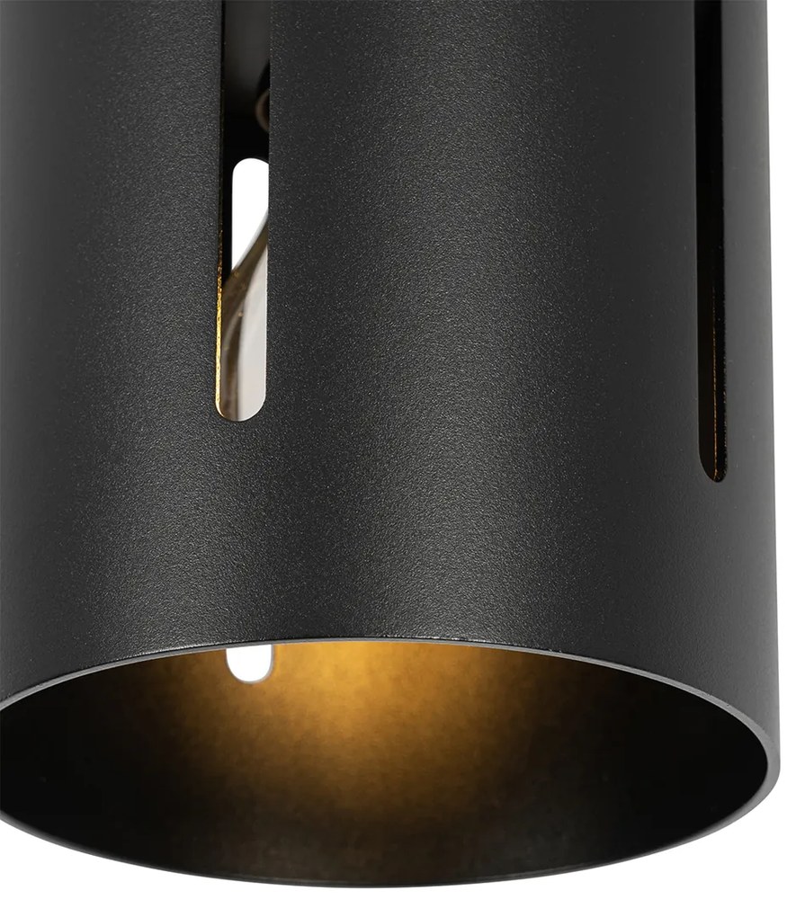 Designerska lampa sufitowa czarna - YanaDesignerski Oswietlenie wewnetrzne