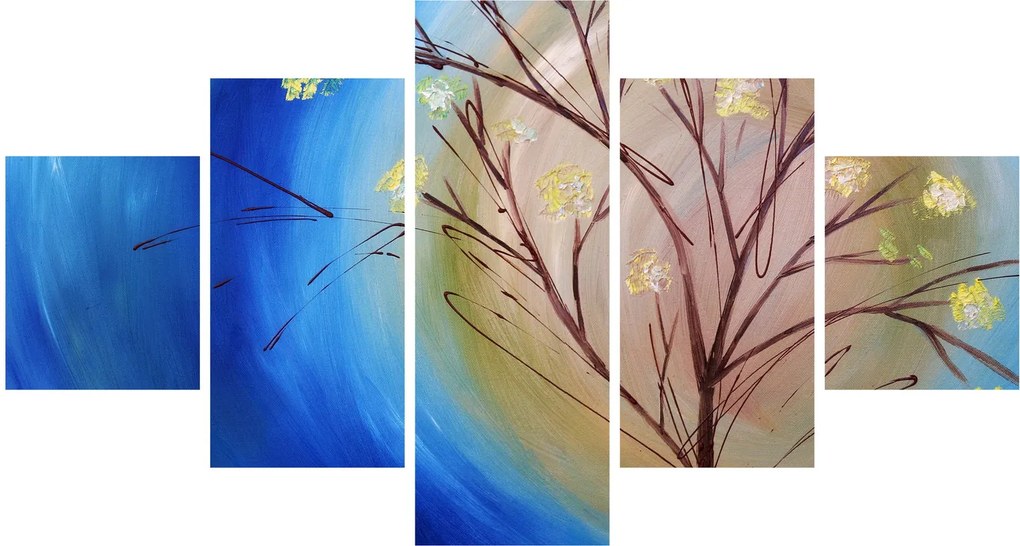 Obraz - Drzewo zakrywające słońce (125x70 cm)