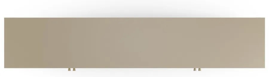 Kremowa metalowa szafka pod TV 160x50x35 cm Fayna – Marckeric