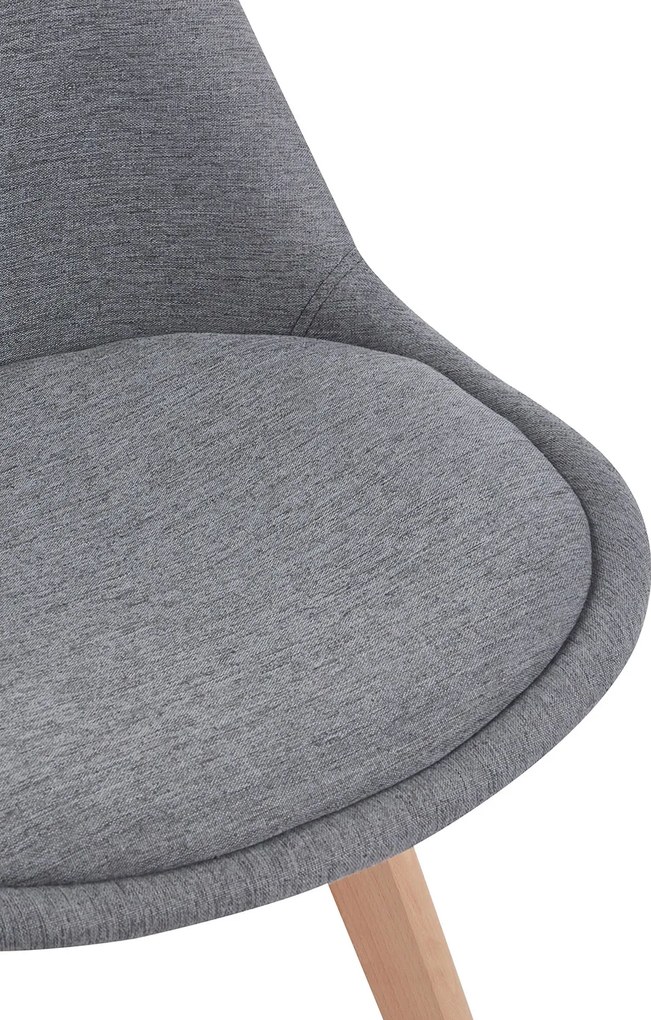 Zestaw 4 Krzese Synk Tkanina