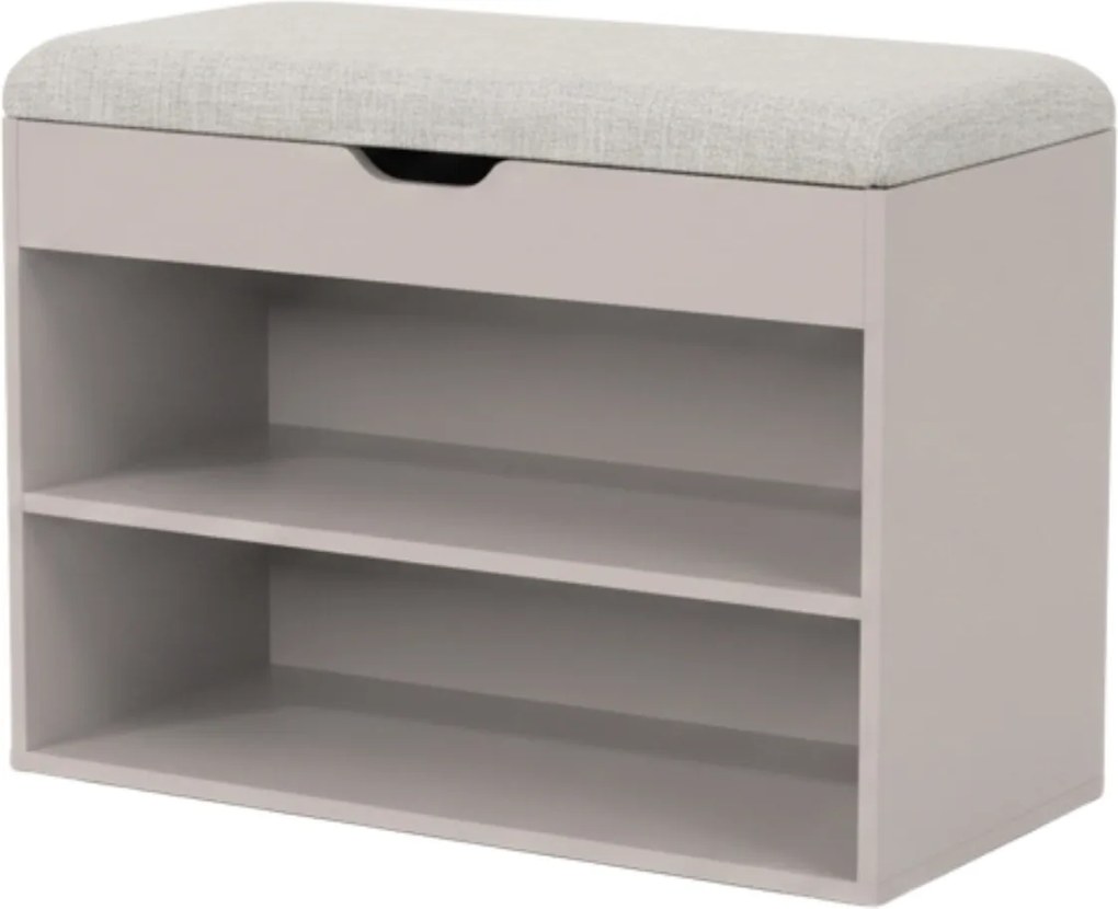 Szafka na buty z siedziskiem LEVA, 60 x 30 x 47 cm