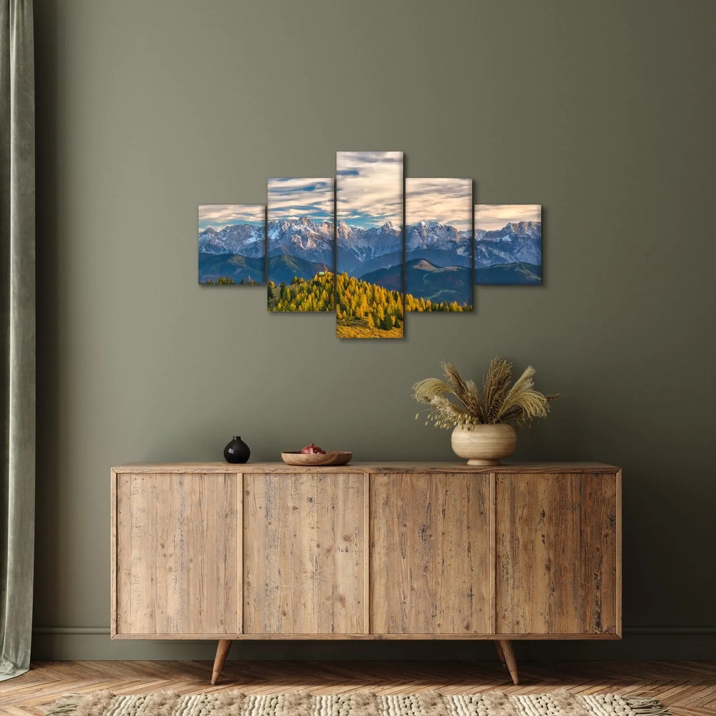 Obraz - panorama górska (125x70 cm)