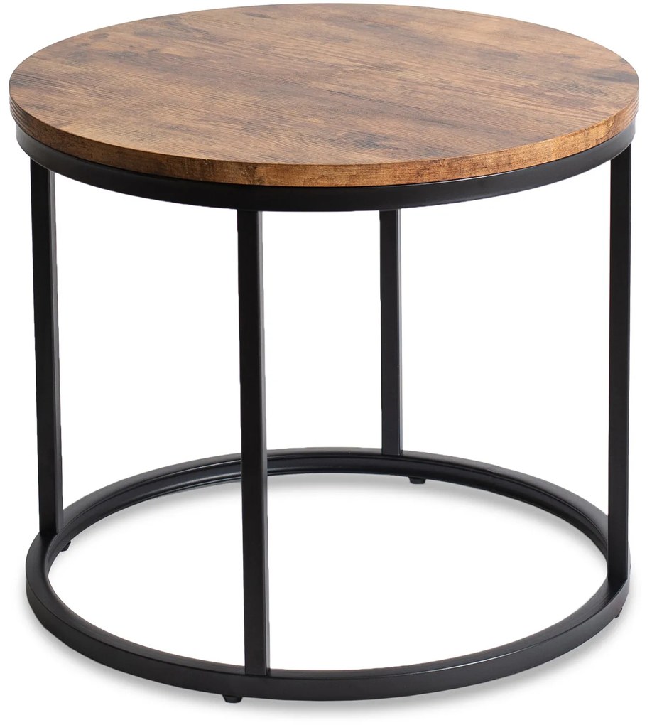 Stolik Kawowy TIM 53 cm Dąb Rustykalny Nowoczesny Loft