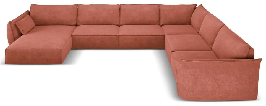 Czerwony narożnik (prawostronny) Vanda – Mazzini Sofas
