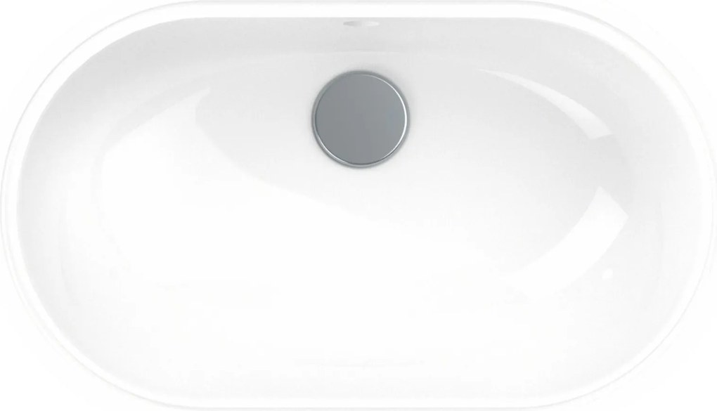 Massi Umywalka podblatowa owalna biała z konglomeratu RONA Oval 51 cm| Różne kolory