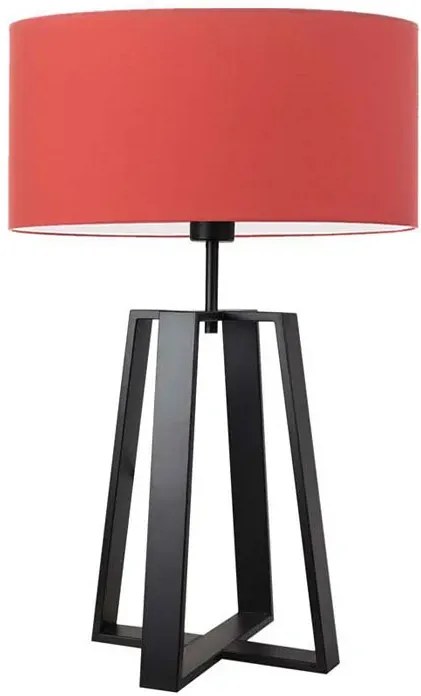 Designerska lampka nocna na czarnym stelażu - B1-T22