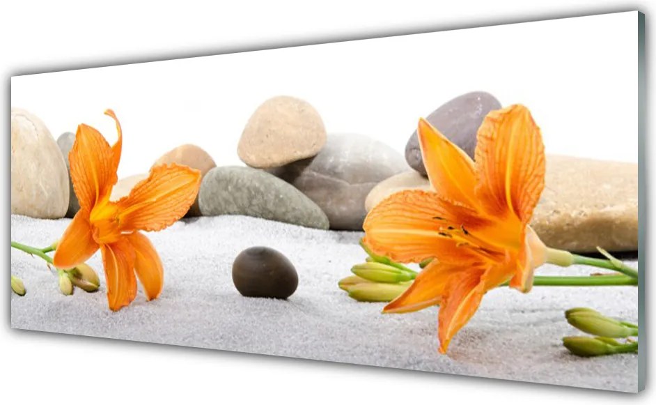 Szkło Dekoracyjne do Kuchni Artystyczna Interpretacja Lilii