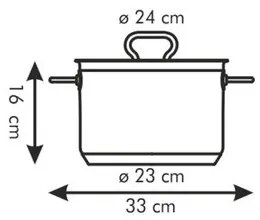 Tescoma Garnek HOME PROFI z pokrywką, 24 cm