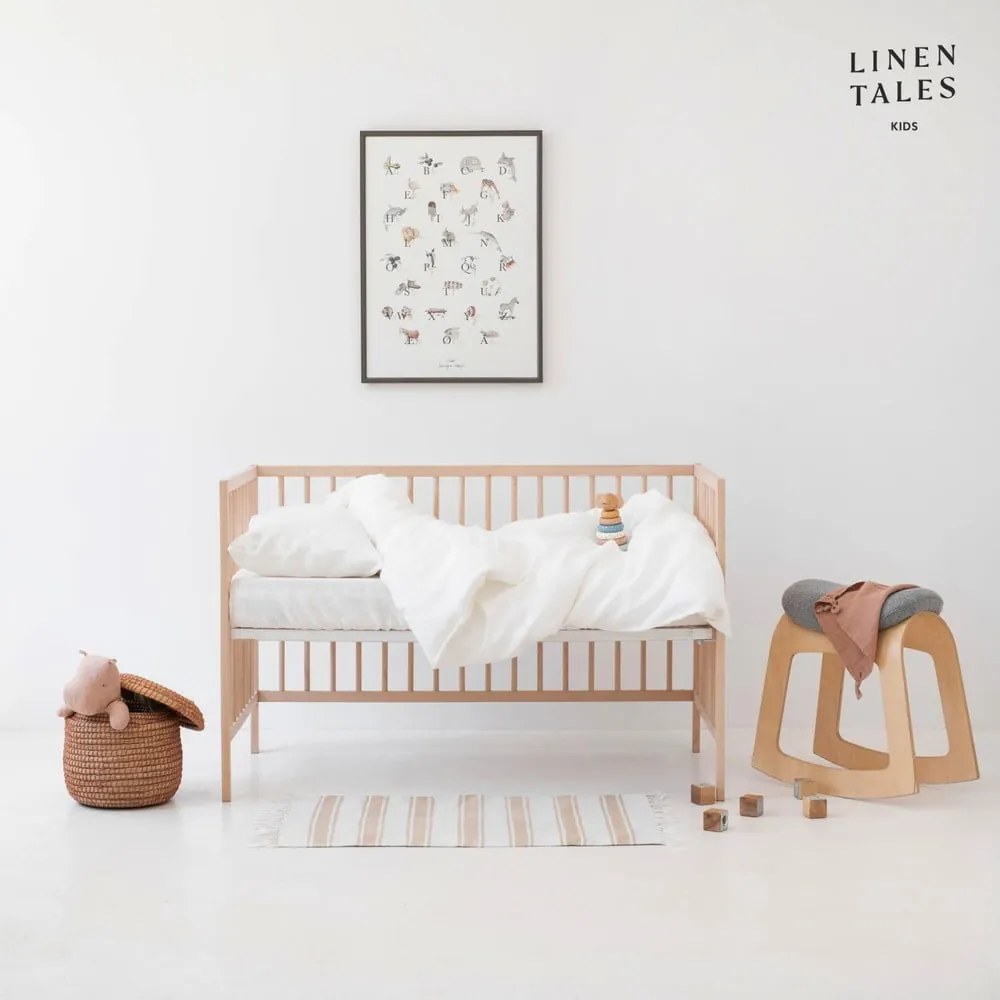 Lniana pościel dziecięca do łóżeczka 100x140 cm – Linen Tales