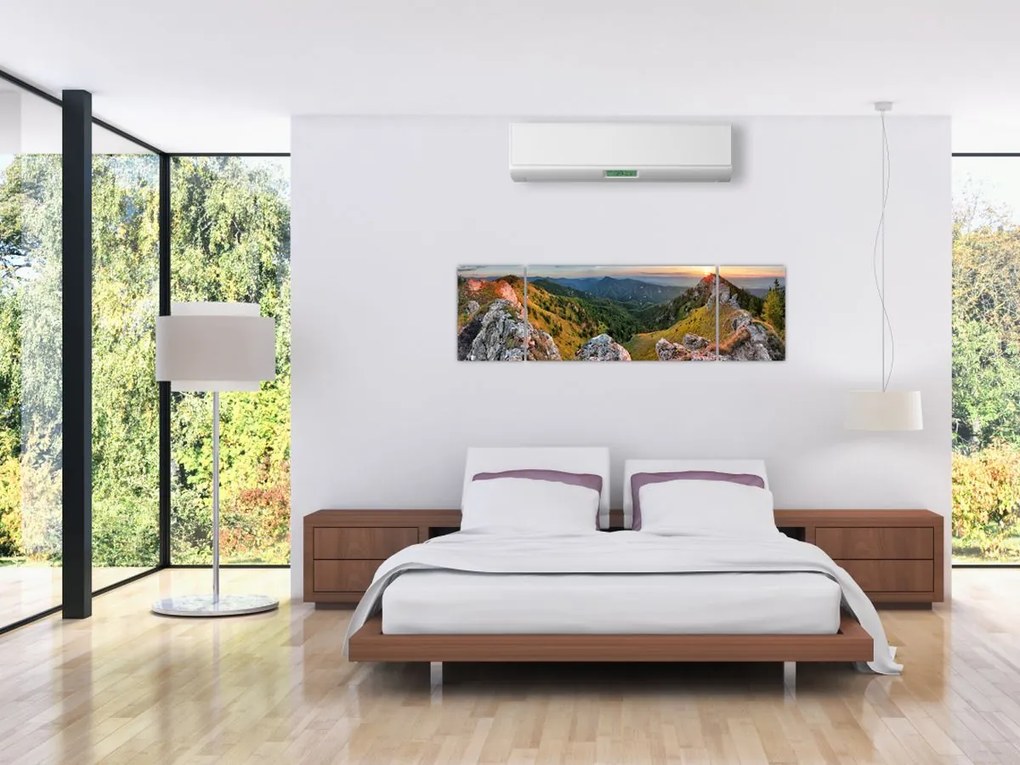 Obraz - Krajobraz górski (170x50 cm)