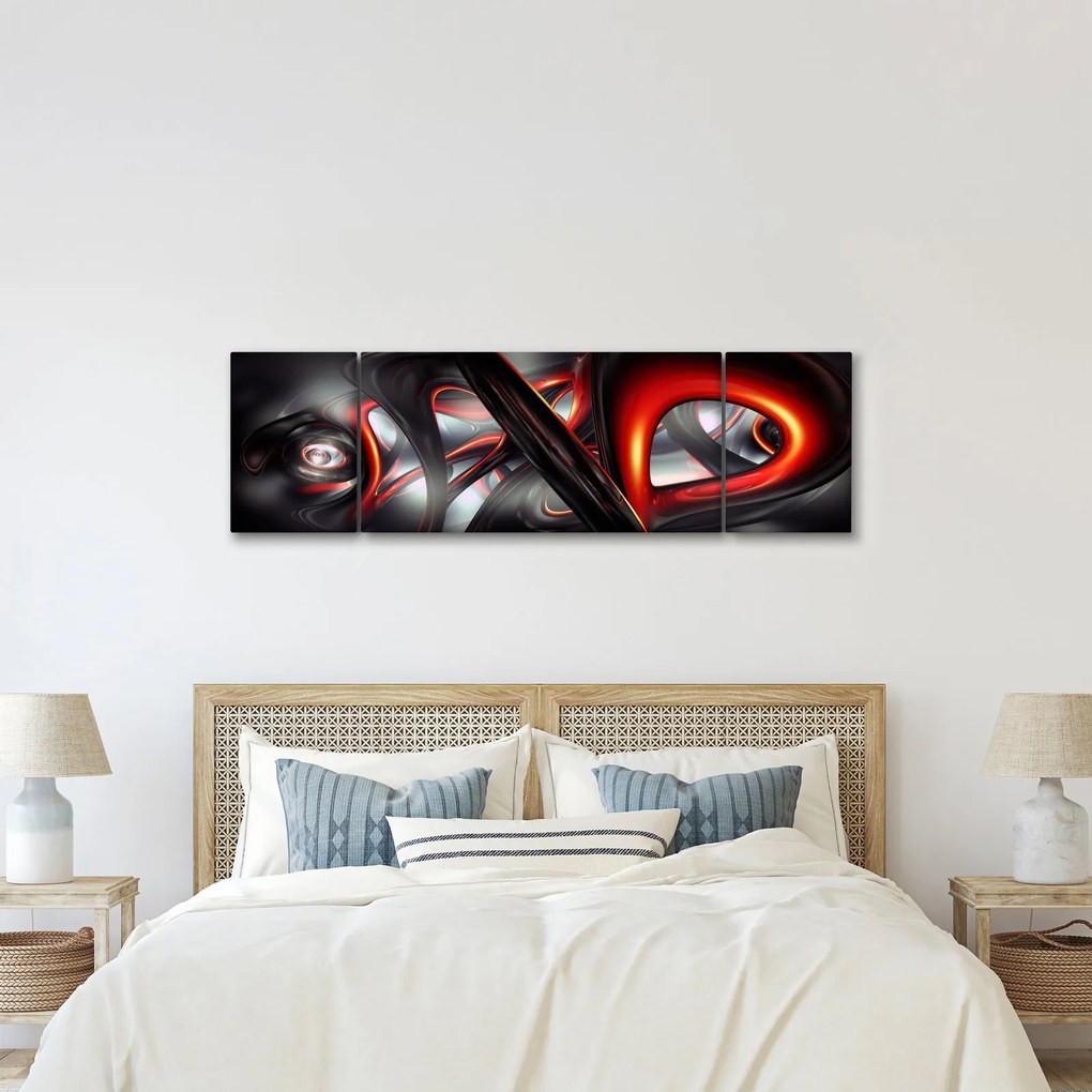 Obraz abstrakcji (170x50 cm)