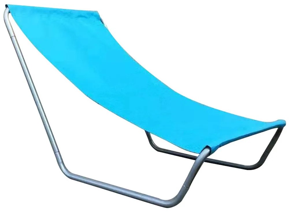 Leżak plażowy Caldo niebieski PATIO