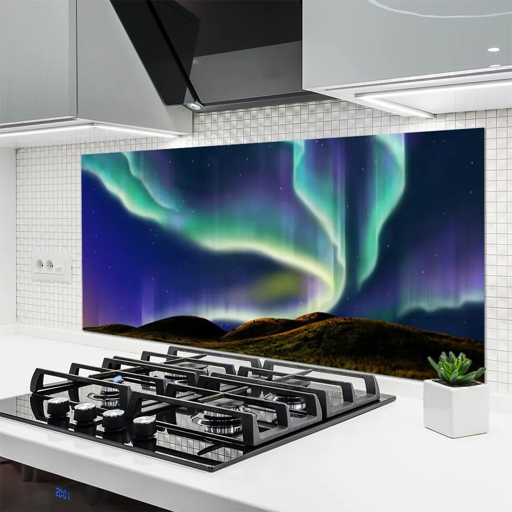 Panel nad blat kuchenny Magiczna Zorza Polarna